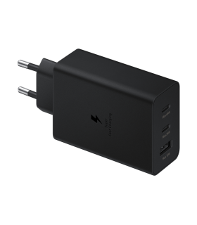 CARGADOR TRIO SAMSUNG EP T65302XUSB C 1XUSB A 65W NEGRO SIN CABLE