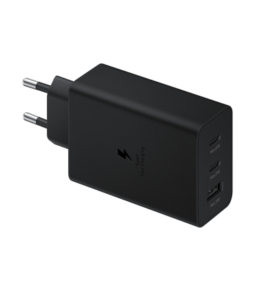 CARGADOR TRIO SAMSUNG EP T65302XUSB C 1XUSB A 65W NEGRO SIN CABLE