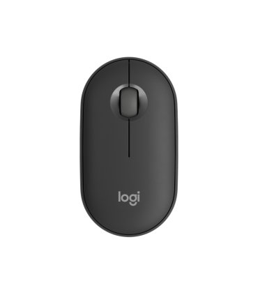 RATON LOGITECH PEBBLE MOUSE M350S GRAFITO BLUETOOTH PILAS