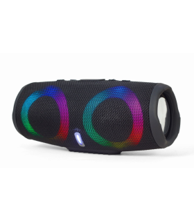 ALTAVOZ PORTATIL GEMBIRD SPK BT LED 02 10W BLUETOOTH NEGRO