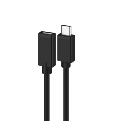 CABLE ALARGADOR USB 20 EWENT USB C MACHO USB C HEMBRA 18m NEGRO