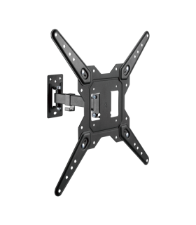 SOPORTE AISENS PARED GIRATORIO INCLINABLE MONITOR TV 30KG 23 55 NEGRO