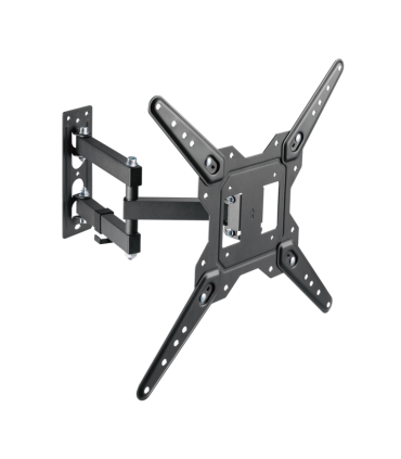 SOPORTE AISENS PARED GIRATORIO INCLINABLE MONITOR TV 30KG 23 55 NEGRO