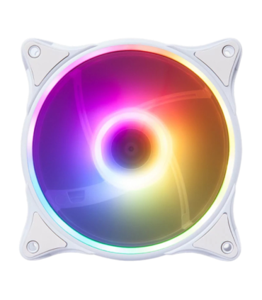 VENTILADOR HIDITEC GAMING ARGB N18 ARGB WHITE 120MM