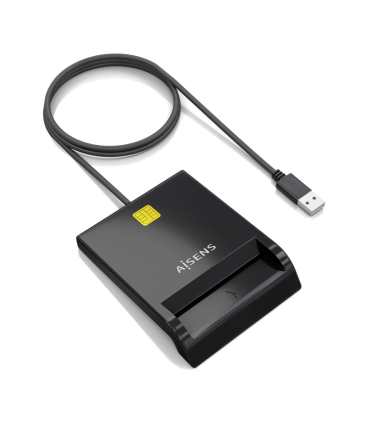 LECTOR DE TARJETAS INTELIGENTE AISENS DNIE NEGRO