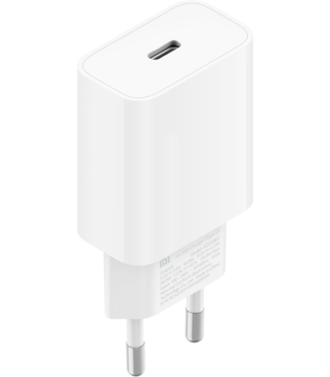 CARGADOR XIAOMI MI FAST CHARGER C 20W USB C BLANCO