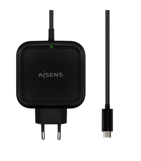 CARGADOR AISENS 65W PD30 QC30 1XUSB C 12M NEGRO