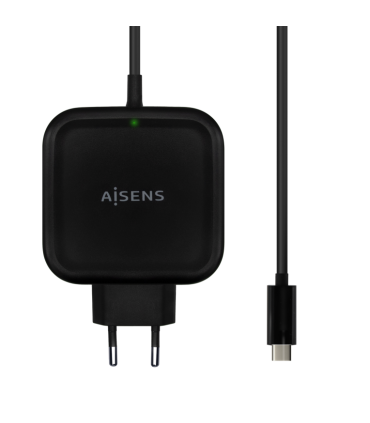 CARGADOR AISENS 65W PD30 QC30 1XUSB C 12M NEGRO
