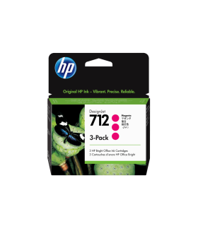 TINTA HP 712 MAGENTA PACK 3