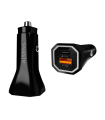 CARGADOR DE COCHE AISENS 38W1xUSB-C PD3.0 20W1xUSB-A QC3.0 18W NEGRO