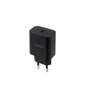 CARGADOR DE PARED TOOQ USB C PD30 20W NEGRO