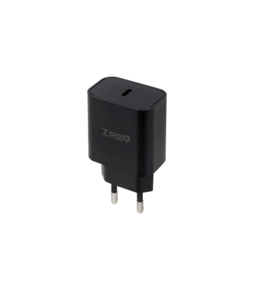 CARGADOR DE PARED TOOQ USB C PD30 20W NEGRO
