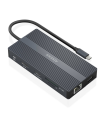 DOCK AISENS 12 EN 1 USB-C A 2xHDMI DP RJ45 4xUSB-A USB-C USB-C PD 20CM