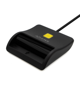 LECTOR DNI TARJETAS AISENS TARJETA INTELIGENTE DNI USB C NEGRO