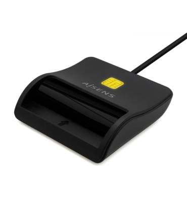 LECTOR DNI TARJETAS AISENS TARJETA INTELIGENTE DNI USB C NEGRO
