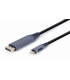 CABLE ADAPTADOR GEMBIRD USB TIPO C A DISPLAYPORT MACHO GRIS ESPACIAL 18 M
