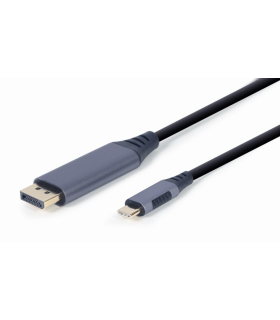 CABLE ADAPTADOR GEMBIRD USB TIPO C A DISPLAYPORT MACHO GRIS ESPACIAL 18 M