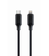 CABLE DE CARGA Y DATOS GEMBIRD USB TIPO C A 8 PINES 15 M