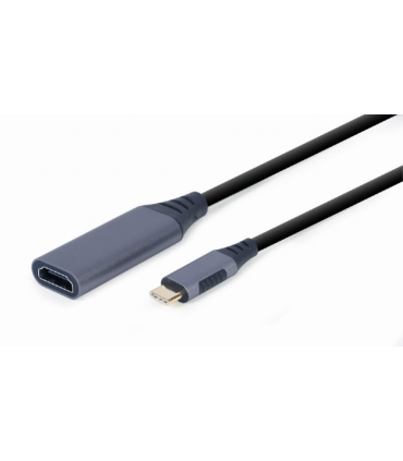 ADAPTADOR DE PANTALLA GEMBIRD USB TIPO C A HDMI GRIS ESPACIAL