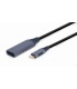 ADAPTADOR GEMBIRD USB TIPO C A DISPLAYPORT MACHO GRIS ESPACIAL