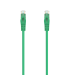 CABLE RED AISENS LATIGUILLO RJ45 LSZH CAT6A UTP AWG24 25CM VERDE