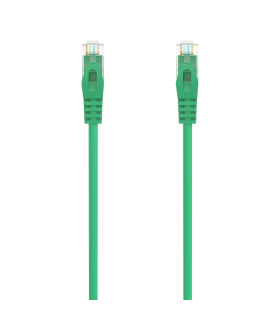 CABLE RED AISENS LATIGUILLO RJ45 LSZH CAT6A UTP AWG24 25CM VERDE
