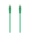 Cable de red AISENS CAT6A UTP de cobre, cubierta LSZH, AWG24, 500 MHz, 25 cm, verde, A145-0577