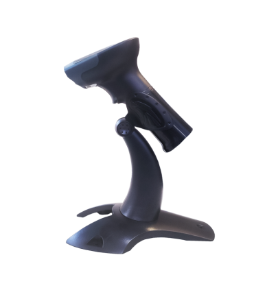 10POS LECTOR DE CODIGO DE BARRAS LASER 1D 2D IS 300UN USB NEGRO SOPORTE INCL