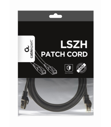 CABLE RED S FTP GEMBIRD CAT 6A LSZH NEGRO 3M