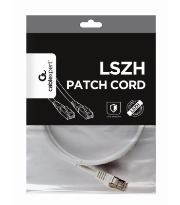 CABLE RED S FTP GEMBIRD CAT 6A LSZH BLANCO 1 M