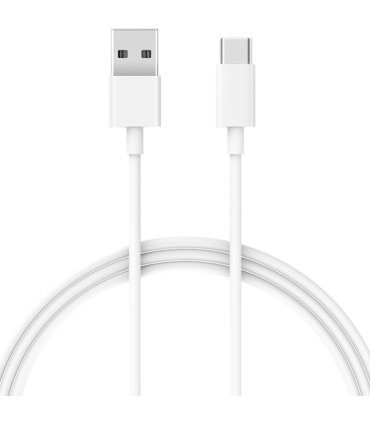 CABLE CARGA XIAOMI MI USB C BLANCO 1M