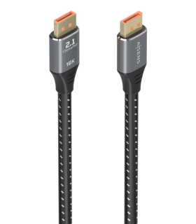 CABLE AISENS DISPLAYPORT V21 16K60HZ 80GBPS DP M DP M NEGRO 20M