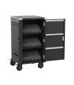 Carro de carga Ewent EW1700 para 30 portátiles o tablets de hasta 17", con cerradura y ruedas con freno
