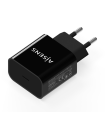 CARGADOR USB-C AISENS PD3.0 1 PUERTO 1xUSB-C 20W NEGRO