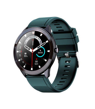 SMARTWATCH LEOTEC 128 MULTISPORT WAVE VERDE PANTALLA REDONDA