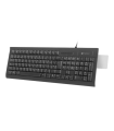 TECLADO NATEC MORAY CON LECTOR DE TARJETAS INTELIGENTES USB NEGRO