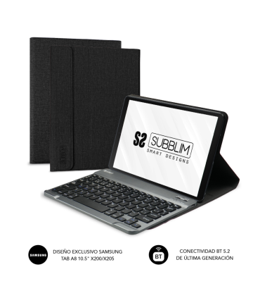 FUNDA TABLET SUBBLIM KEYTAB PRO BT SAMSUNG GT A8 105 X200 205