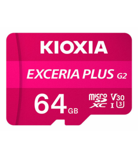MICRO SD KIOXIA 64GB EXCERIA PLUS G2 UHS I C10 CON ADAPTADOR