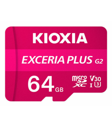 MICRO SD KIOXIA 64GB EXCERIA PLUS G2 UHS I C10 CON ADAPTADOR