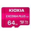 MICRO SD KIOXIA 64GB EXCERIA PLUS G2 UHS-I C10 CON ADAPTADOR