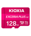 MICRO SD KIOXIA 128GB EXCERIA PLUS G2 UHS-I C10 CON ADAPTADOR