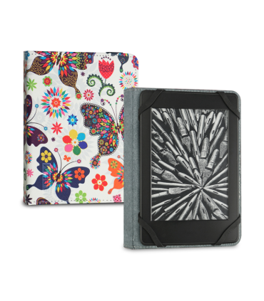 FUNDA TABLET SUBBLIM CLEVER EBOOK CASE 6 MARIPOSAS