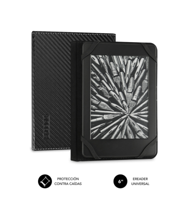 FUNDA TABLET SUBBLIM CLEVER EBOOK CASE 6 BLACK