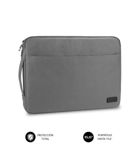 FUNDA PORTATIL SUBBLIM URBAN LAPTOP SLEEVE 156 GREY