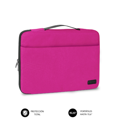 FUNDA PORTATIL SUBBLIM ELEGANT LAPTOP SLEEVE 156 PINK