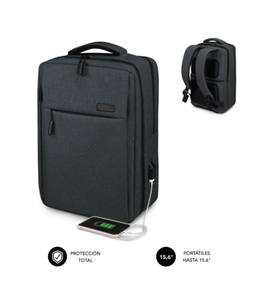 MOCHILA SUBBLIM TRAVELLER AIRPADDING BACKPACK 156 GREY