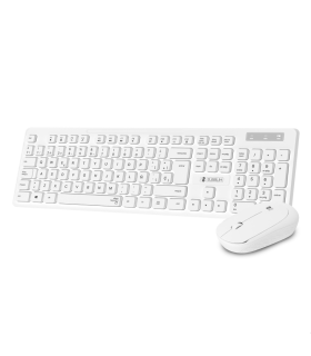 COMBO TECLADO RATON SUBBLIM BUSINESS SLIM SILENCIOSO RF INALAMBRICO BLANCO