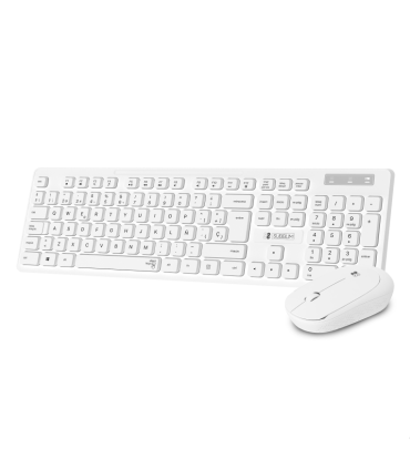 COMBO TECLADO RATON SUBBLIM BUSINESS SLIM SILENCIOSO RF INALAMBRICO BLANCO