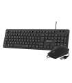 COMBO TECLADO RATON SUBBLIM BUSINESS SLIM USB NEGRO