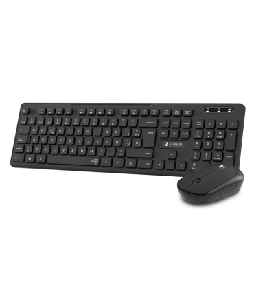COMBO TECLADO RATON SUBBLIM BUSINESS SLIM SILENCIOSO RF INALAMBRICO NEGRO